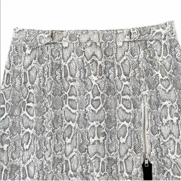 Free People Midnight Magic Snakeskin Mini SkirtSize 4 NWOT - Picture 6 of 11